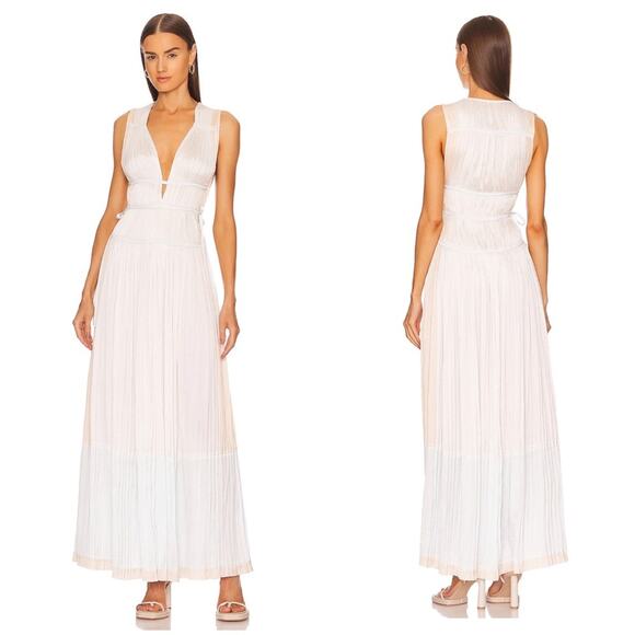 ULLA JOHNSON Valeria Pleated Gown - Picture 3 of 14